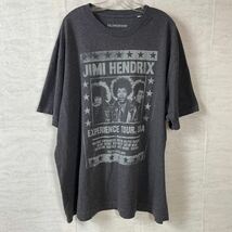 半袖プリントTシャツ ジミヘン　ジミヘンドリクス　サイズ3XL 灰色グレー　メンズ　古着_画像1