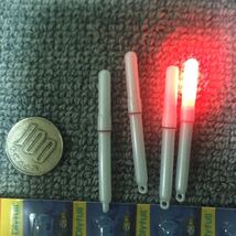 LEDスティックライト　電気ケミホタル　37サイズMサイズ　電気ウキ 4本　電池4本付き_画像1