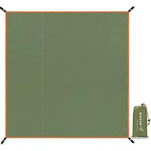 *210x210cm_ Army green * both sides waterproof [90/145/180/210/240/270/300cm] leisure seat ground sheet waterproof tent seat 