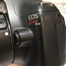 ◇カメラ一式セット◇稼働品 Canon EOS kiss X50 本体 EF-S 18-55mm 1:3.5-5.6 IS Ⅱ レンズ　予備バッテリー 充電器等付属品 _画像6