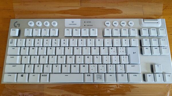 Logicool G913 TKL White LIGHTSPEED タクタイル