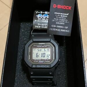 G-SHOCK GW-5000U-1JF made in Japan domestic regular goods 42900 jpy Casio radio wave solar Tough Solar ji- shock 