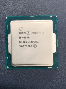 Intel Core i5-6500 3.2GHZ 動作確認済
