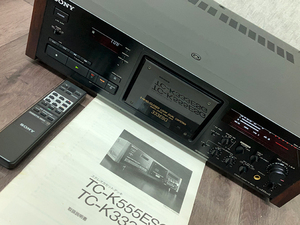 #SONY TC-K333ESG cassette deck remote control * owner manual attaching . Sony #