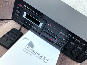 #Nakamichi ZX-7 cassette deck remote control * with instruction attached Nakamichi middle road #