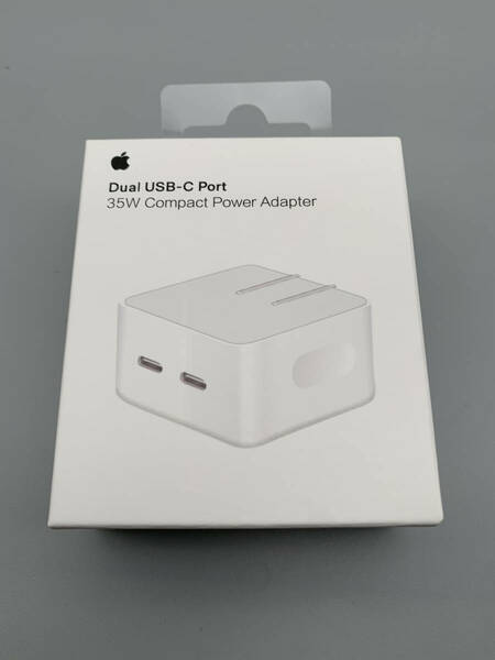 匿名発送　新品未使用　箱付き アップル 充電器 USB-Cポート搭載35Wコンパクト電源アダプタ