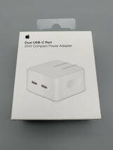 匿名発送　新品未使用　箱付き アップル 充電器 USB-Cポート搭載35Wコンパクト電源アダプタ_画像1