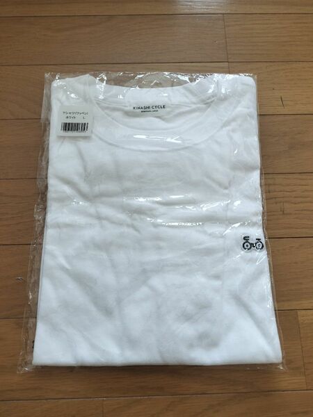 木梨サイクル Tシャツ 未開封 ホワイト Lサイズ ロゴ