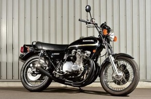 新品　エムテック中京　KAWASAK　KZ1000／Z750FX-1　ハンドメイドショート管　鉄フランジ 　ブラック　MRS-REK10-01B　送料無料