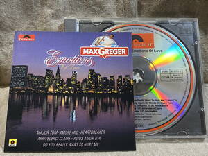 社交ダンス MAX GREGER - EMOTIONS OF LOVE 西独盤 W.GERMANY盤 蒸着仕様