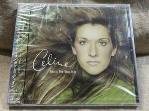 CELINE DION - THAT'S THE WAY IT IS ESCA8077 日本盤 未開封新品