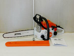 STIHL / スチール 最新 31.8cc ツールレスクイックチェンテンショナー付きチェンソー MS172C-BE