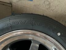 RAYS レイズ TE37V 15×7.5J+25 PCD 4H 100 A050 M 195/55R15 4本セット_画像8