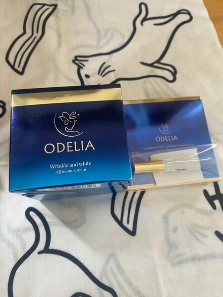 銀座ステファニー ODELIA オールインワンクリーム クッションファンデーション セット リンクルフィット オディリア