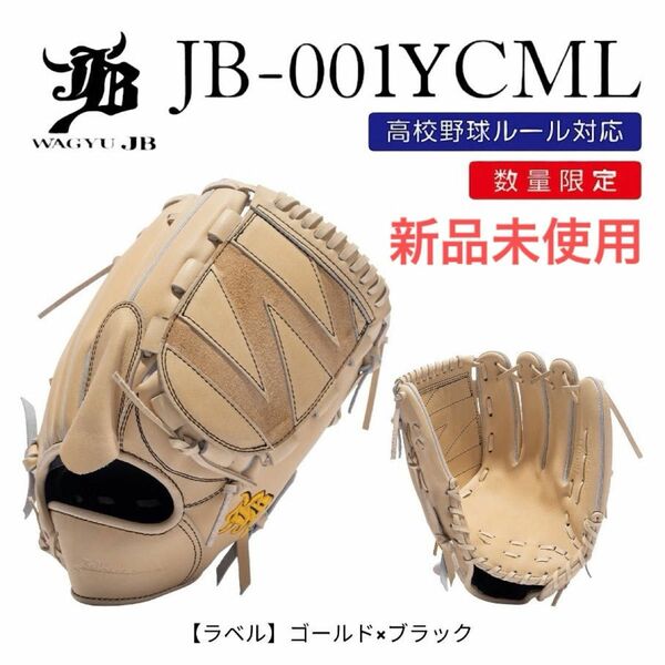 【数量限定/キャメルシリーズ】WAGYU JBグラブ/001Yモデル/キャメル/JB23-001YCML 新品未使用