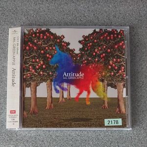 新品ケース Mrs.GREEN APPLE Attitude 良品 通常盤 ミセスグリーンアップル CD アルバム