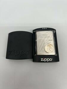 未使用★ZIPPO Zippo ジッポー ジッポ オイルライター ライター 喫煙具 喫煙グッズ タバコ USA BIRTH YEAR COIN♪♪