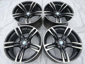 希少 BMW 純正 M3 M4 19in 9J +29 10J +40 PCD120 4本 ダブルスポーク ハブ径72.6 検 M2 F87 F80 F82 F10 5シリーズ 