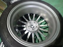 225/45R18 スタッドレスタイヤ　ブリヂストン　18インチアルミホイール４本セット　STI　キャップ付　エクシーガ、レガシィ等　24043001_画像9