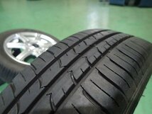 155/65R14 夏タイヤ　14インチアルミホイール４本セット　グッドイヤー　2023年製　バリ山　N-BOX、タント等　24050906_画像6