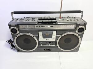 *1 jpy ~SHARP radio-cassette GF-305SB junk sharp THE SEARCHER stereo tape recorder retro *