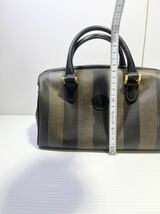 ◎1円〜FENDI ペカン柄 ミニボストンバッグ ハンドバッグ 中古 フェンディ ◎_画像5