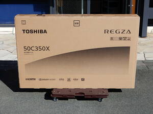 ★TOSHIBA 東芝 50V型4K液晶テレビ REGZA レグザ 50C350X【未開封展示品】