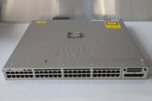 E8723 Y Cisco Catalyst 3850シリーズ WS-C3850-48U-E V06 ☆ C3850-NM-4-10G /2個 GLC-SX-MMD 10-2626-03 光モジュール 付き/本体のみ