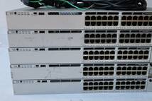 E8626(RK) Y 【5台セット】 Cisco/シスコ Catalyst C3850シリーズ スイッチ □WS-C3850-24T-S □WS-C3850-24T-E // AC電源コード付き _画像2