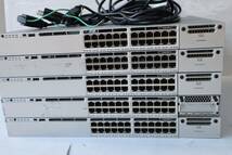 E8626(RK) Y 【5台セット】 Cisco/シスコ Catalyst C3850シリーズ スイッチ □WS-C3850-24T-S □WS-C3850-24T-E // AC電源コード付き _画像3