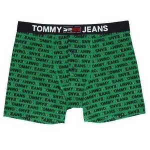 TOMMY HILFIGER トミーヒルフィガー TOMMY JEANS トミージーンズ オーガニックコットン 前開き ボクサーパンツ メンズ 53312400 グリーン L