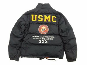 M【未使用】AVIREX CLASSIC DOWN JACKET USMC ダウン ジャケット ネイビー メンズ 783-2253001