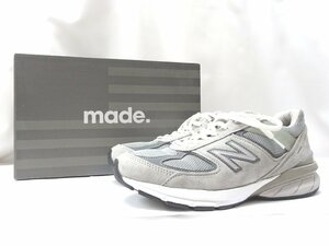 26.0cm ニューバランス new balance スニーカー M990GL5 グレー D USA8.0