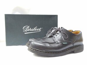 Paraboot パラブーツ CHAMBORD シャンボード UK7.5 レザーシューズ 710709 ブラック メンズ 革靴