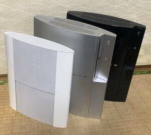 【ジャンク】PS3 本体のみ まとめて 3台 セット CECHB00 / CECHL00 / CECH-4200B / SONY PlayStation3 本体