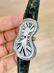 美品 良品 Softwatch ソフトウォッチ 記憶の固執 柔らかい時計 溶ける時計 Salvador Dali サルバトール・ダリ 腕時計 クォーツ