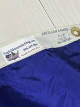 米軍放出品 サモア諸島　SAMOA USA イーグルアンカー フラッグ 旗 FLAG ミリタリー 沖縄 サバゲー MARINE AMERICA (16-41)_画像2