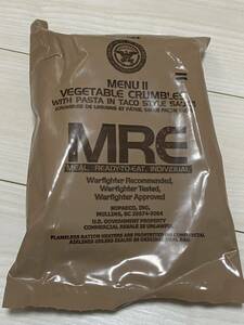 沖縄 米軍実物 MRE MEAL READY TO EAT INDIVIDUAL SOPAKCO スパコ レーション MENU 11 2021年8月 検品⑬