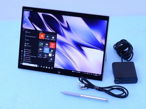 HP Elite x2 G4 希少液晶3K2K LTE/WiFi6 タッチペン付 SSD256GB 顔認証 タブレット Win10/Win11 管理D10