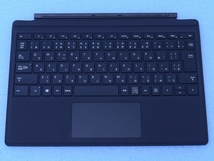 美品 Surface Pro 7+,7,6,5,4,3 タイプカバー Type1725 キーボード ブラック色 Microsoft 管理J10_画像1
