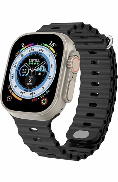 apple watch ultra バンド オーシャンバンド アップルウォッチ バンド 49mm 45mm 44mm 42mm シリコン