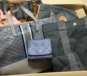 1 jpy # beautiful goods ~# Coach Hunting World Tory Burch sa man sa bag shoulder 23 point set sale no23327