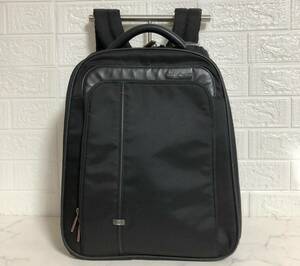 no23455 SAMSONITE サムソナイト ナイロン レザー リュックサック デイパック ☆