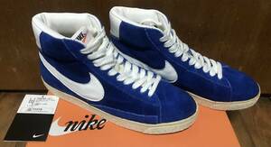 2005年 NIKE BLAZER HI SUEDE VNTG us7 ロイヤル ナイキ ブレザー ハイ スエード ヴィンテージ 25cm 344344-411 DUNK JORDAN off white 