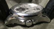 Furbo design 腕時計 自動巻き 裏スケ F9002SSI BK フルボ 革ベルト F9002_画像6