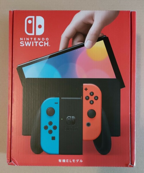 【送料無料/未使用】 Nintendo Switch　ニンテンドースイッチ本体　任天堂スイッチ　有機ELモデル ネオンブルー