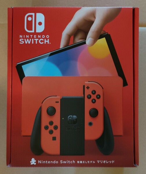 【送料無料/未使用】 Nintendo Switch　ニンテンドースイッチ本体　任天堂スイッチ　有機ELモデル マリオレッド