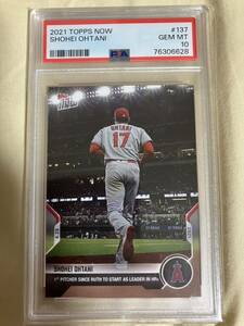 大谷翔平 Topps Now GEM PSA 10 エンゼルス