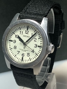 整理⑩ 完動良品 SEIKO【セイコー SUS サス アイボリーダイヤル 7N21-0010】クォーツ