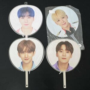 SEVENTEEN セブンティーン うちわ 4点セット スングァン ジョシュア セブチ グッズ [R12508]